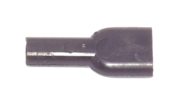 Insulating sleeve(s) for 6.3mm flat plug sleeves; black